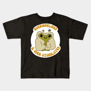 ADHD and Autism Frog - Overwhelmed and Overstimulated Kids T-Shirt